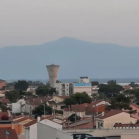 T2 Vue Terrasse Sud 50m Canet-plage كانيه