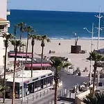 T2 Vue Mer Terrasse sud Plage 50m Canet-Plage Lejlighed *