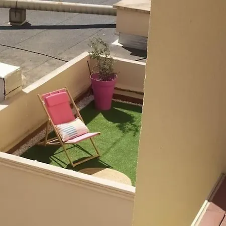 T2 Vue Terrasse Sud 50m Canet-plage *