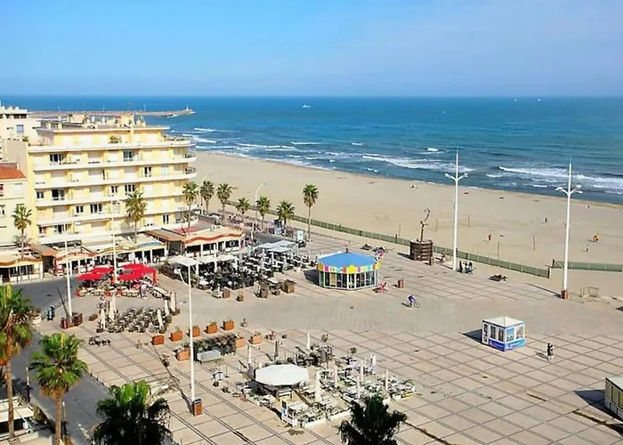 T2 Vue Terrasse Sud 50m Canet-plage