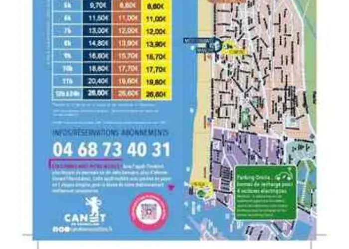 T2 Vue Terrasse Sud 50m Canet-plage *